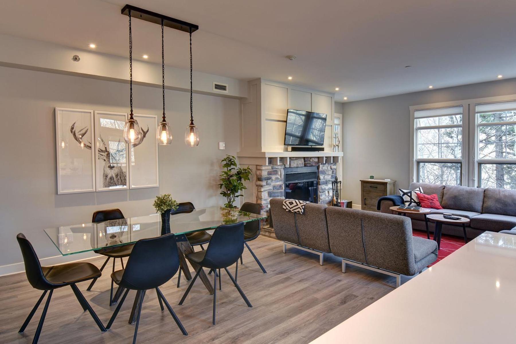Tremblant Prestige - Les Eaux 207-2 Apartment Mont-Tremblant Bagian luar foto